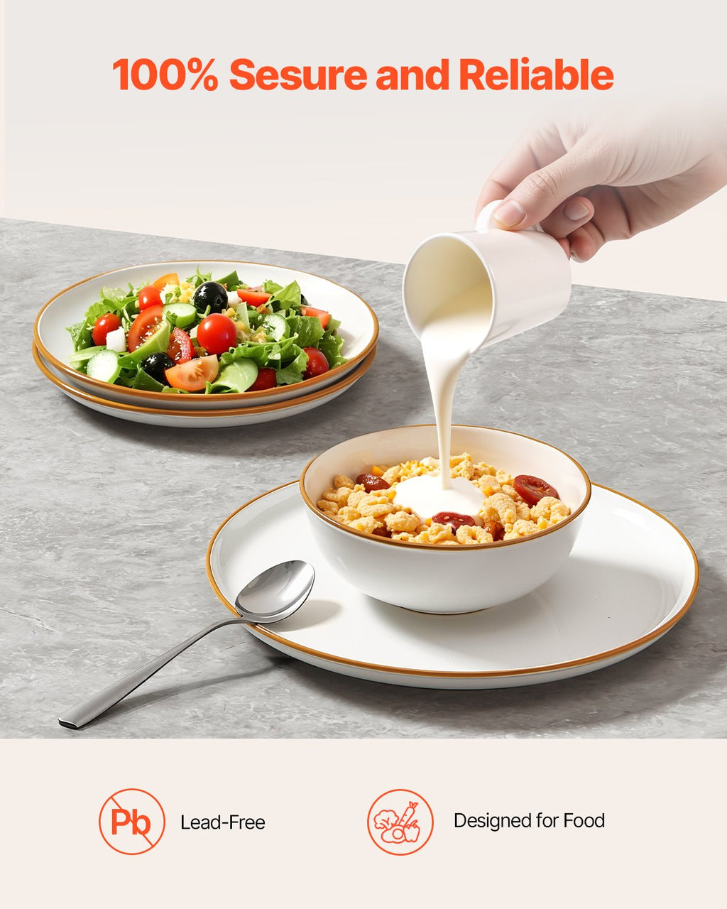 18-Piece Ceramic Dinnerware Set (Service for 6)