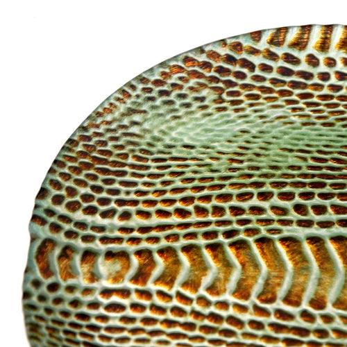Snakeskin Glass Side Plates (Set of 4, 8.5")