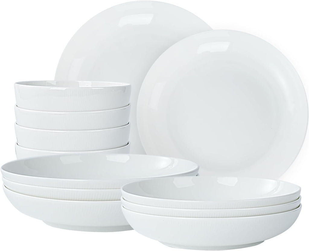 Bone China Dinnerware Set (12-Piece, Service for 4)