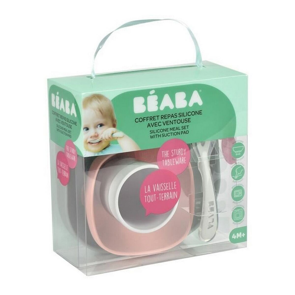 Non-Slip Kids Dinnerware Set (4-Piece)