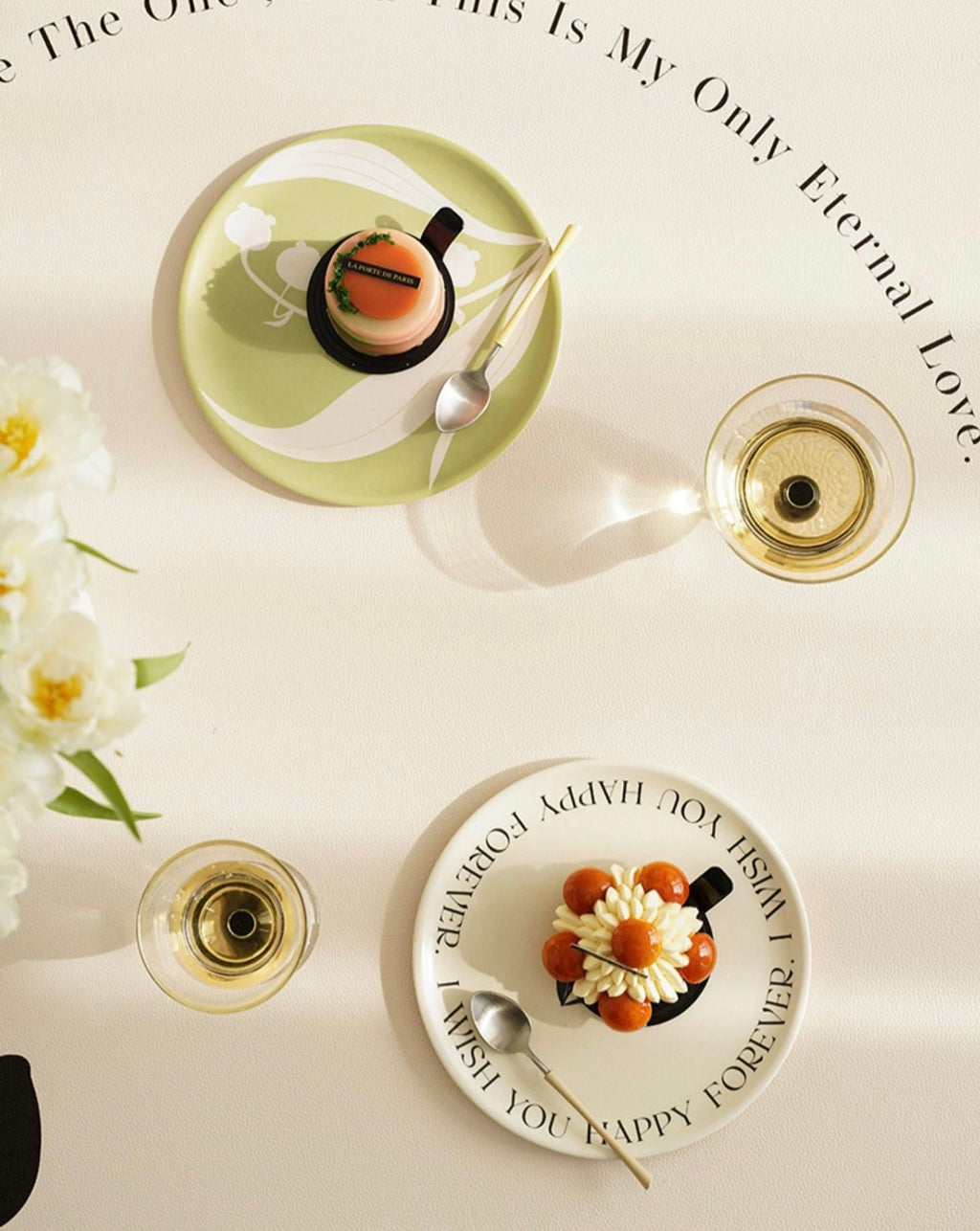 Eclectic Floral Bamboo Fiber Dinnerware Set (4-Piece)