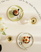 Eclectic Floral Bamboo Fiber Dinnerware Set (4-Piece)