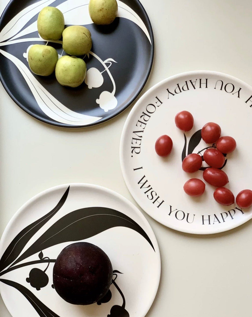 Eclectic Floral Bamboo Fiber Dinnerware Set (4-Piece)