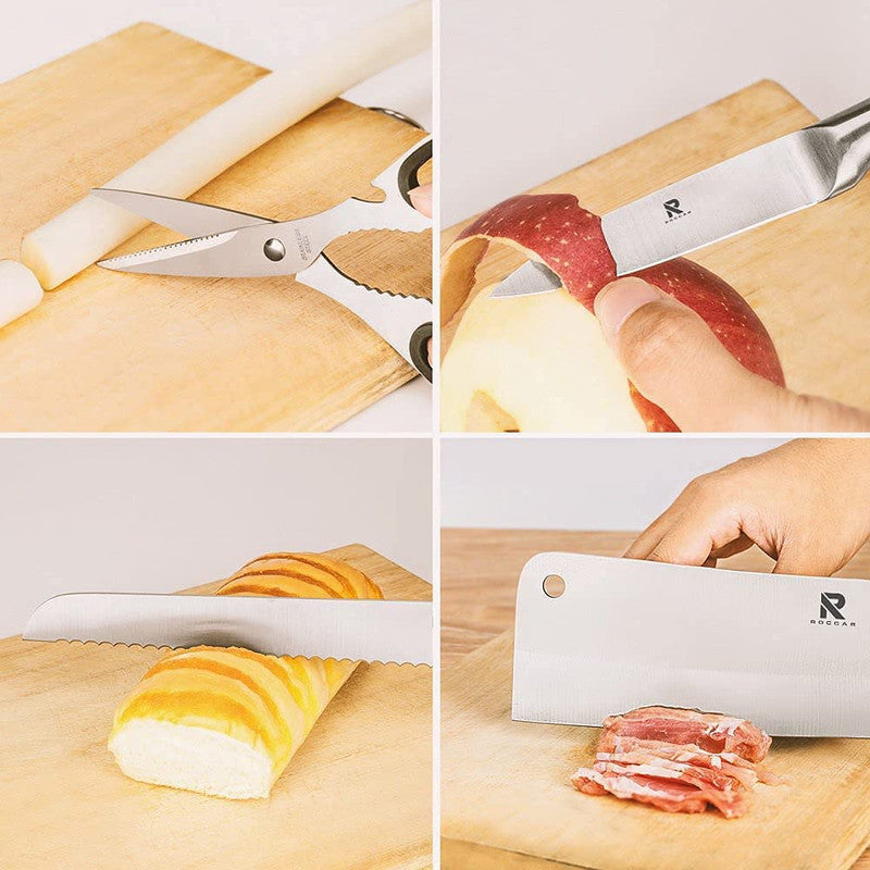 Kitchen Knife Block Set (8-Piece)