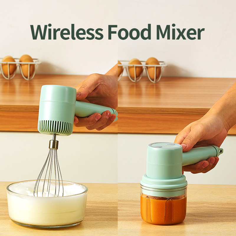 Cordless Rechargeable Electric Egg Beater