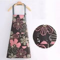 Floral Waterproof Apron with Pocket
