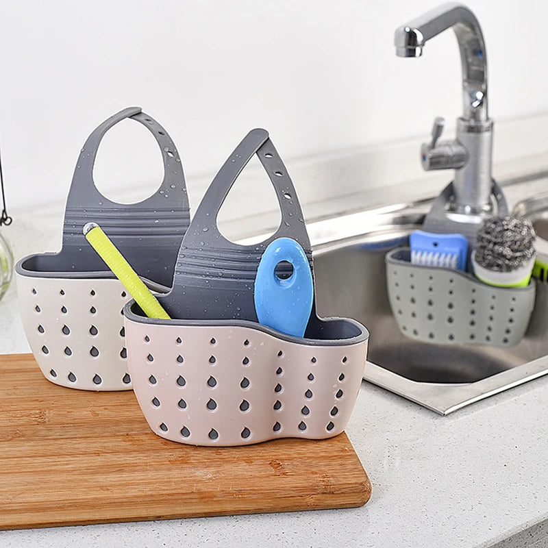 Hanging Sink Sponge & Soap Holder