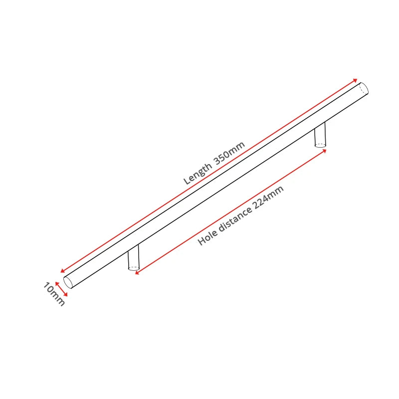 Modern Stainless Steel Cabinet Pulls