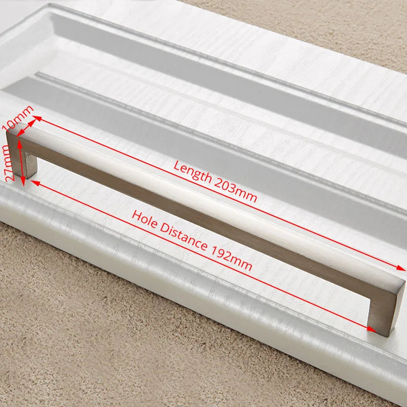 Brushed Aluminum Cabinet Handles