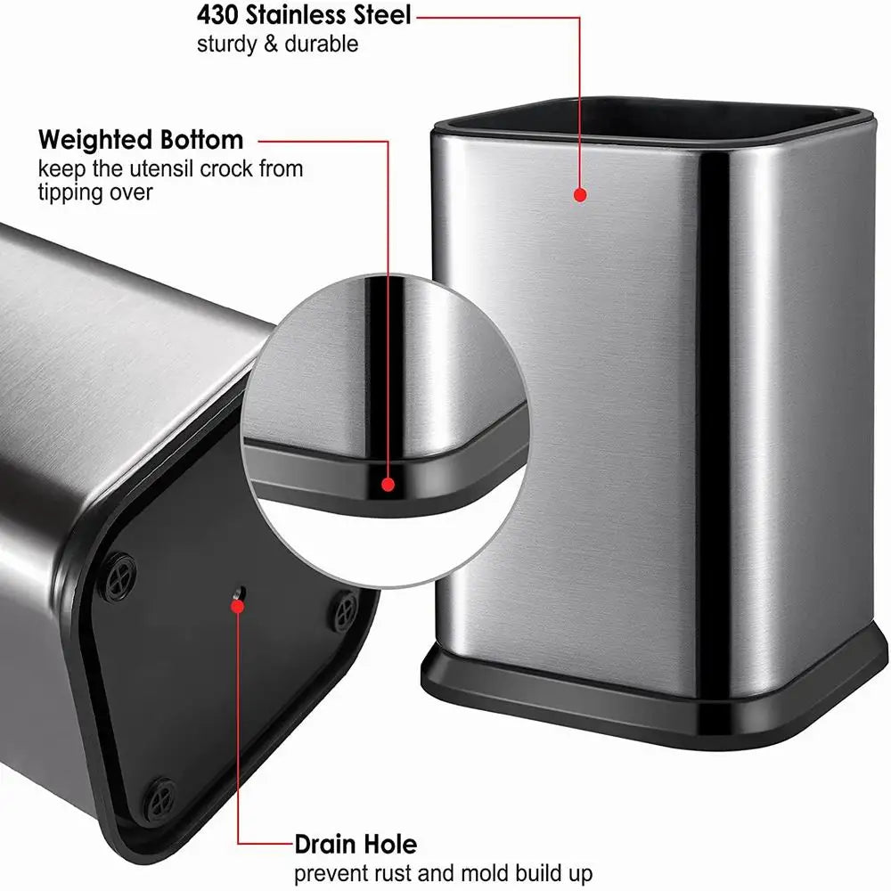 Large Countertop Utensil Holder