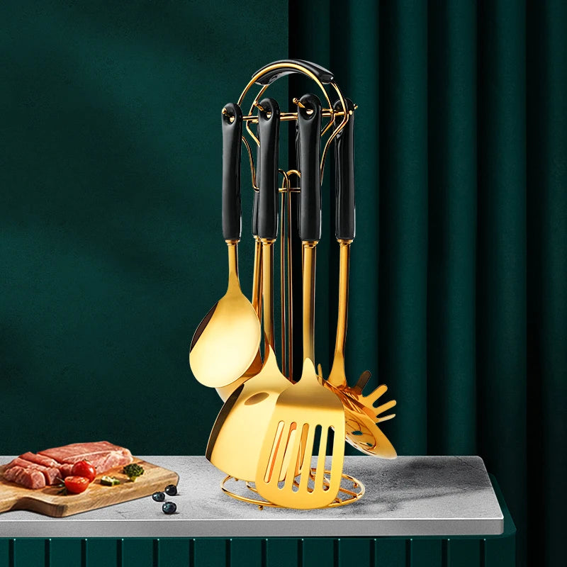 Stainless Steel Kitchen Utensil Set (6-Piece)
