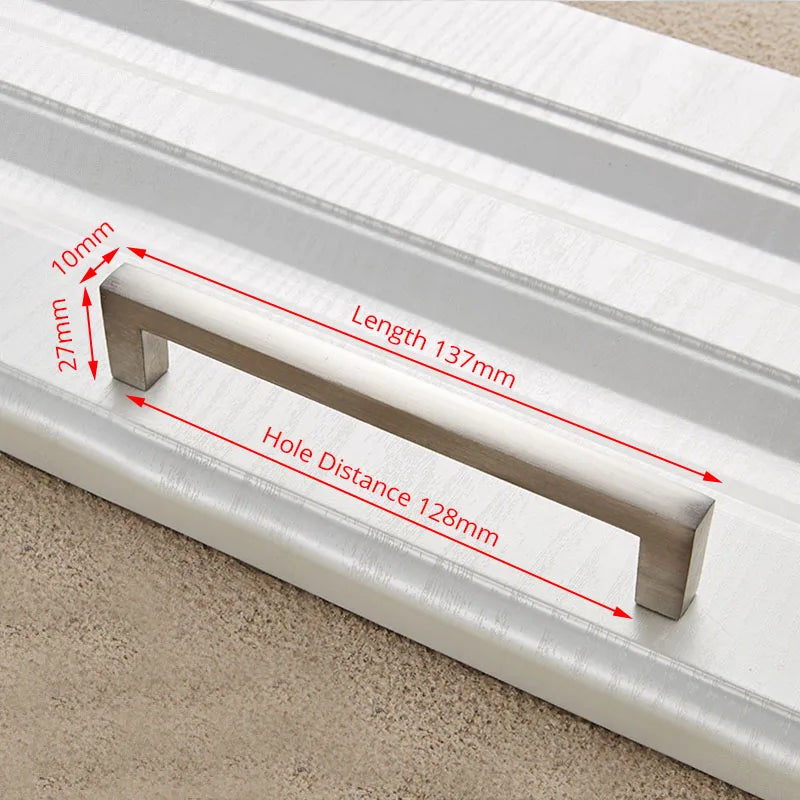 Brushed Aluminum Cabinet Handles