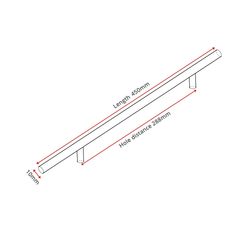Modern Stainless Steel Cabinet Pulls