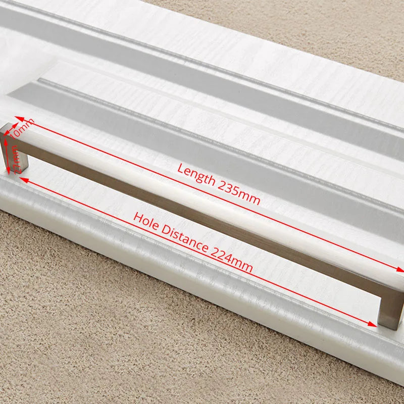 Brushed Aluminum Cabinet Handles
