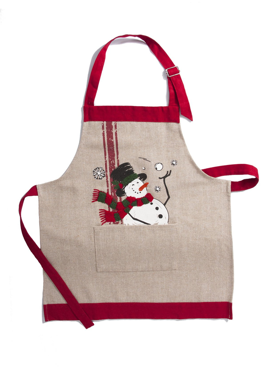 Frosty Snowman Holiday Apron