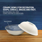 Porcelain Soup & Cereal Bowl (Deep Tide)