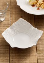 Matte Lattice Square Plate