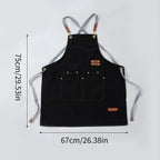 Canvas Apron with Large Pockets