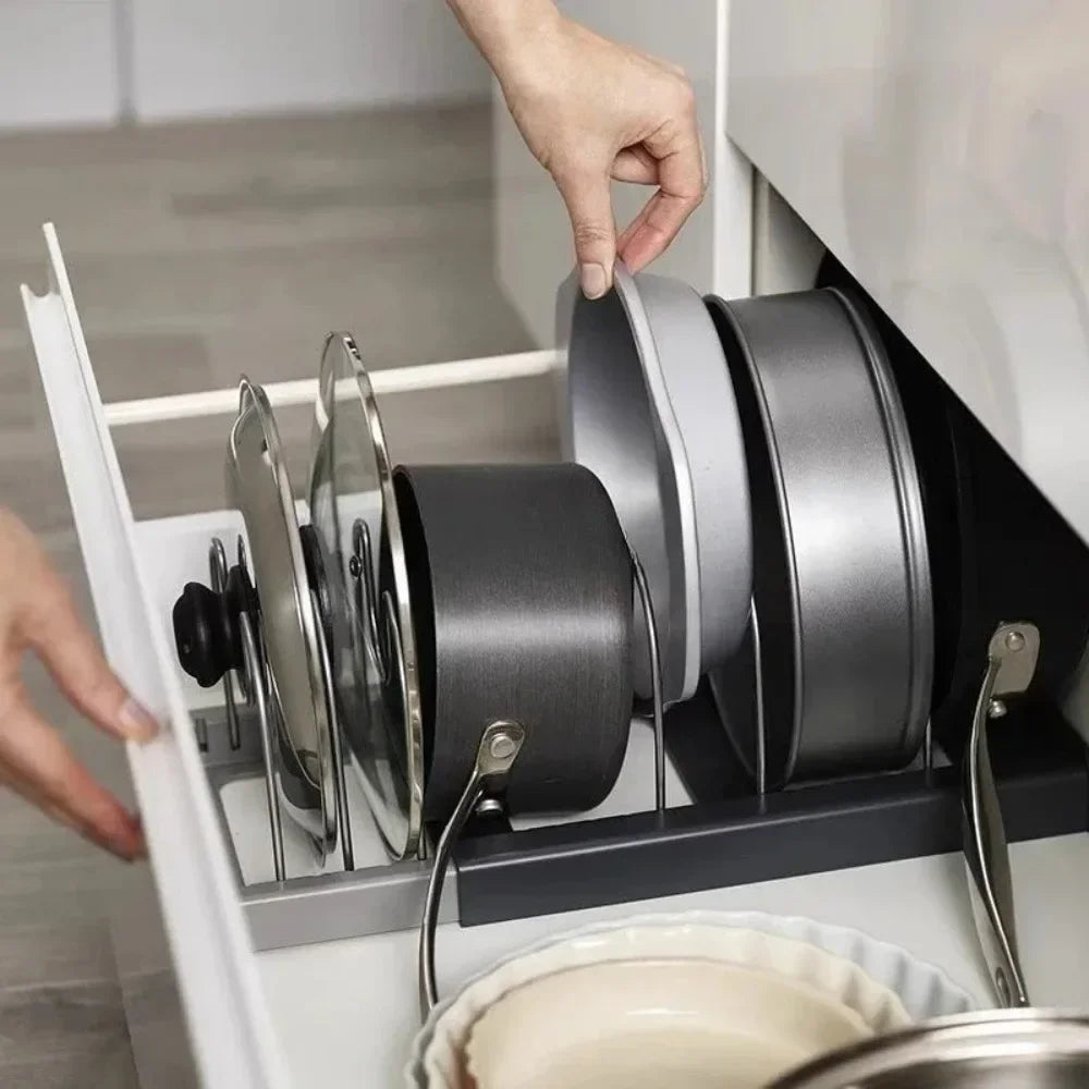 Expandable 6-Shelf Cabinet Organizer