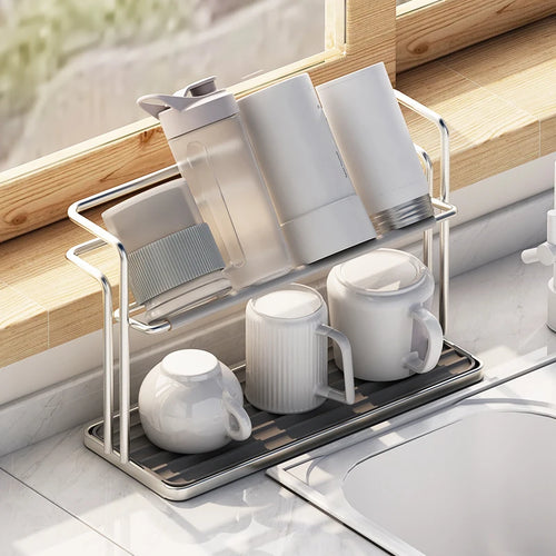 2-Tier Hanging Cup Rack