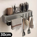 Wall-Mounted Knife & Utensil Rack