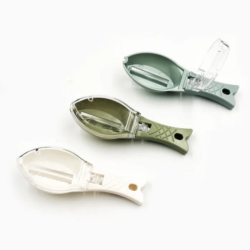 Fish Scale Scraper with Lid