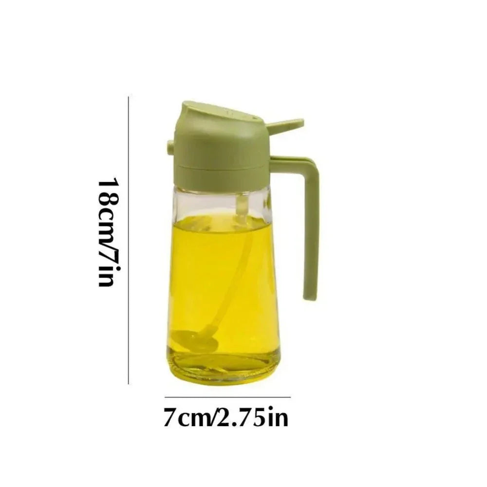 2-in-1 Oil Sprayer and Dispenser Bottle