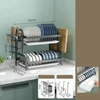 Layered Cabinet Dish Rack