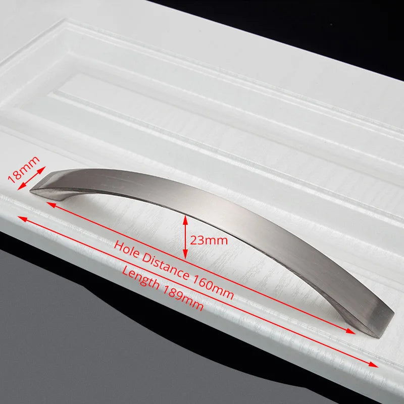 Brushed Aluminum Cabinet Handles