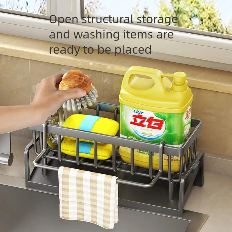 Over-Faucet Spice Storage Shelf