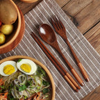3-Piece Wooden Travel Cutlery Set
