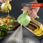 2-in-1 Oil Sprayer and Dispenser Bottle