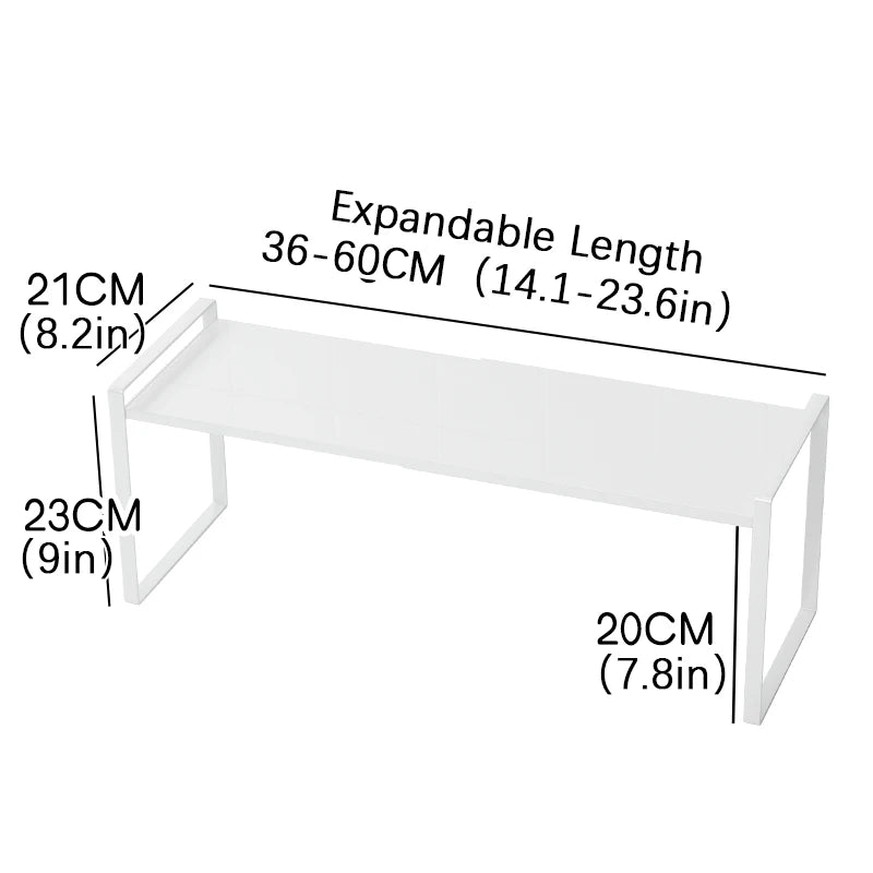 Expandable Under-Sink Shelf
