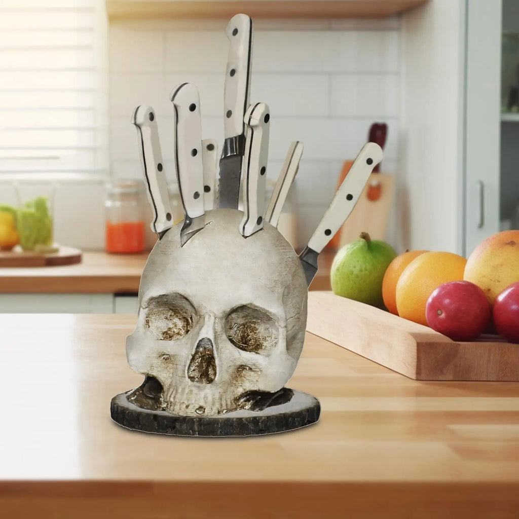 Skull Knife Block
