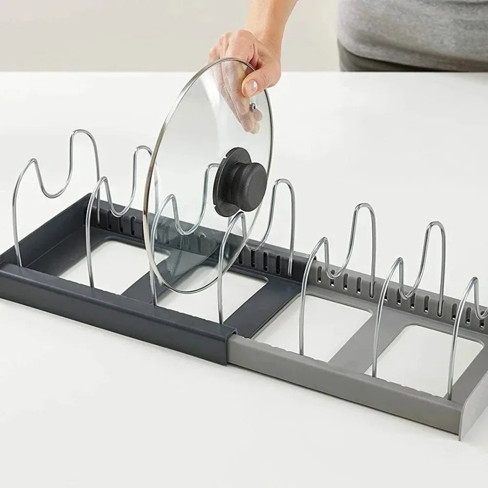 Expandable 6-Shelf Cabinet Organizer