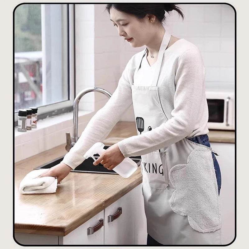 Wipe-Clean PU Waterproof Apron
