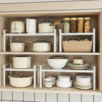 Expandable Under-Sink Shelf