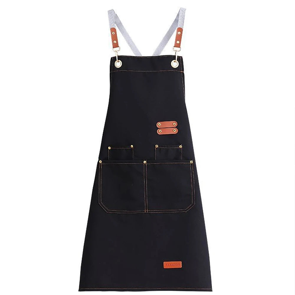 Canvas Apron with Large Pockets