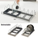 Expandable 6-Shelf Cabinet Organizer