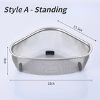 Stainless Steel Corner Sink Strainer