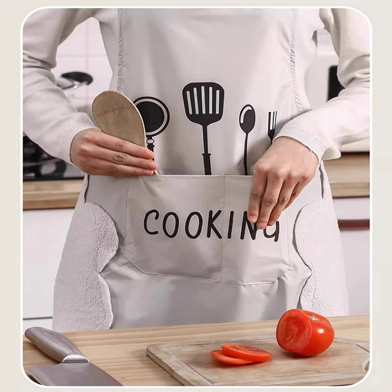 Wipe-Clean PU Waterproof Apron