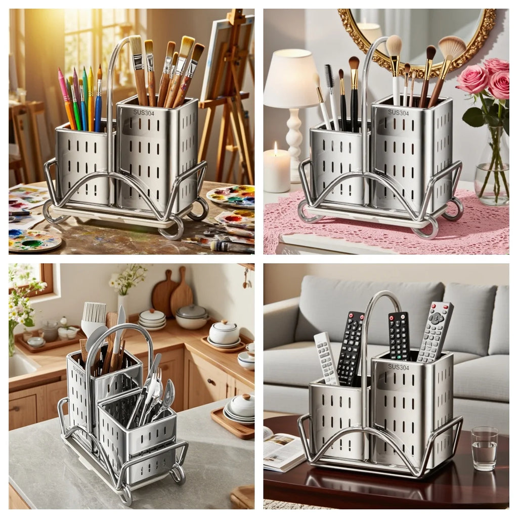 Stainless Steel Cutlery Holder