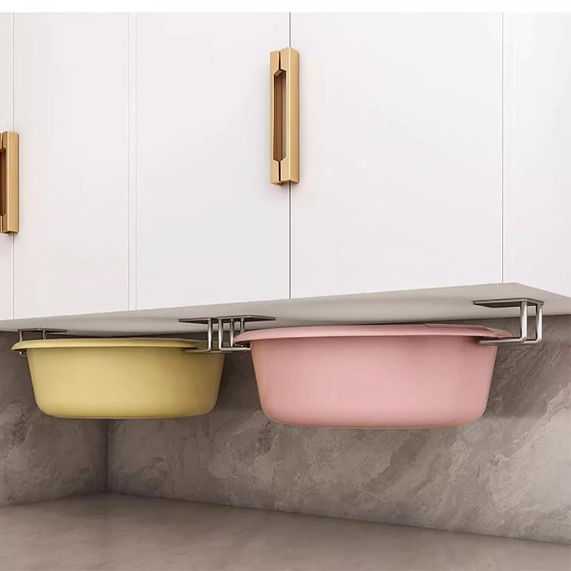 Wall-Mounted Pot Lid Rack