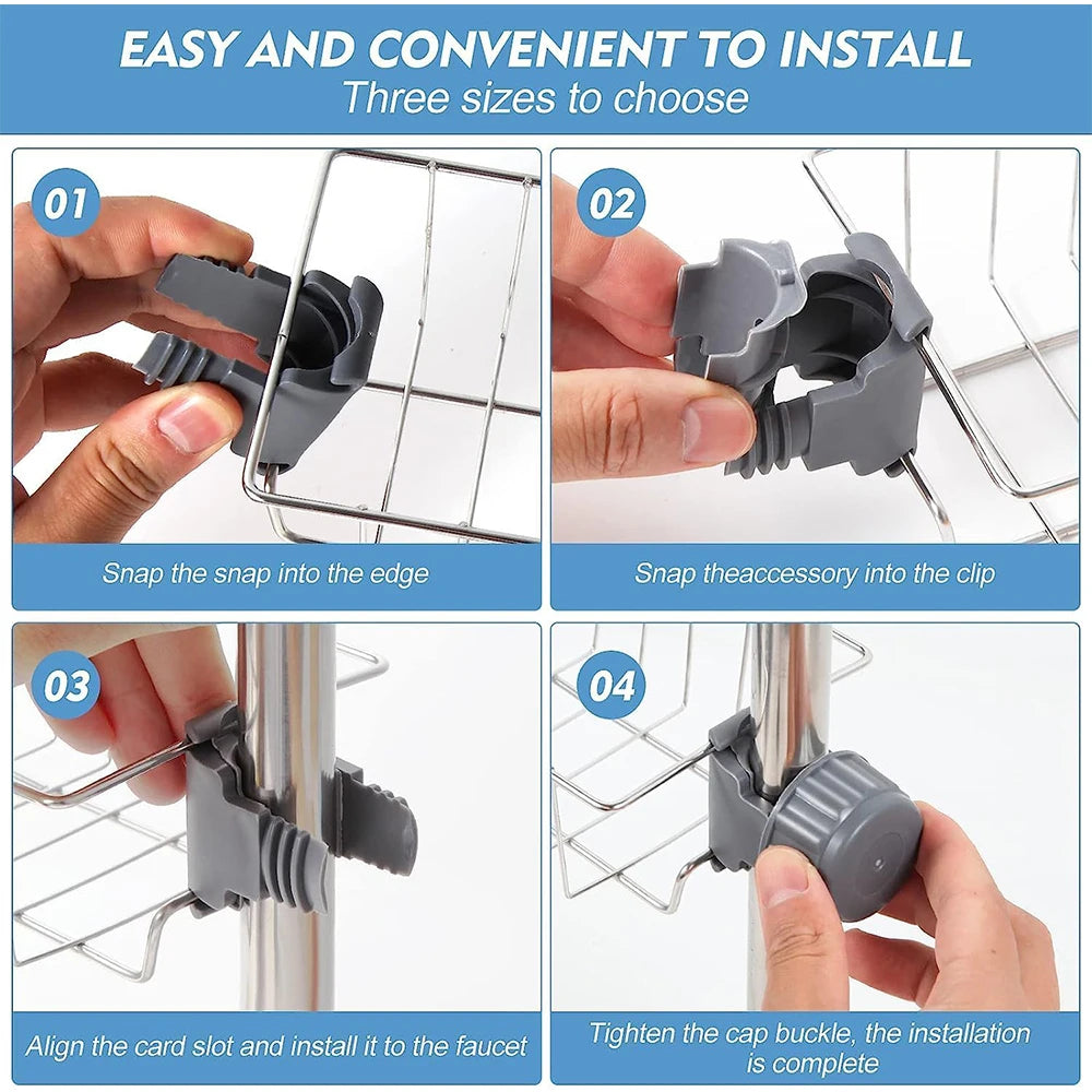 Over-Faucet Sponge & Towel Rack