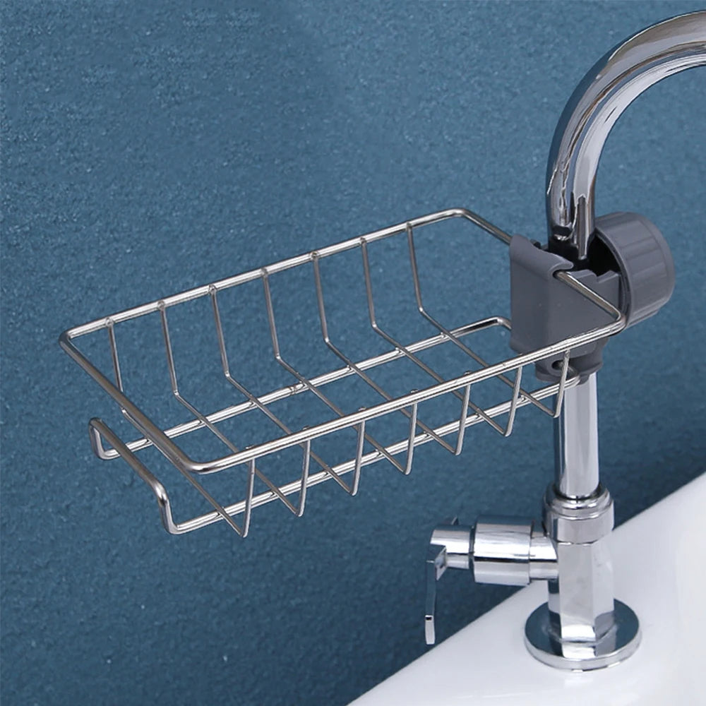 Over-Faucet Sponge & Towel Rack