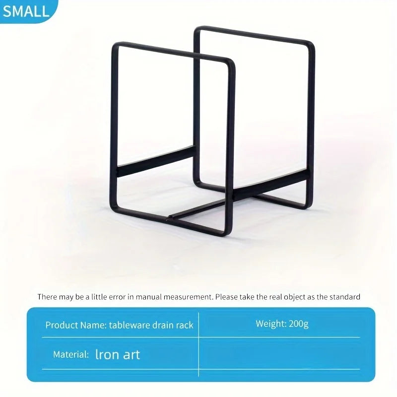 Iron Countertop Plate Drying Rack