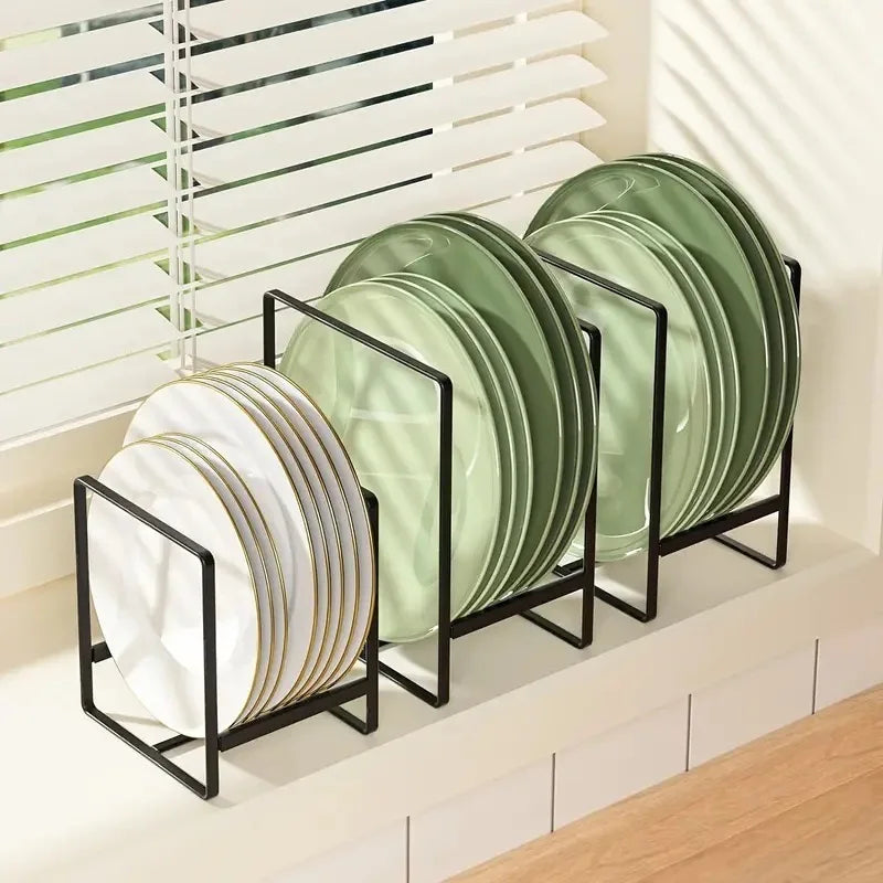 Iron Countertop Plate Drying Rack