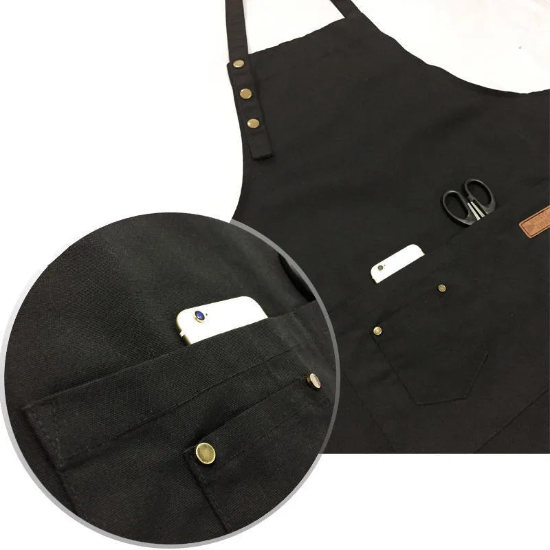 Canvas Bib Apron for Kitchen & Work