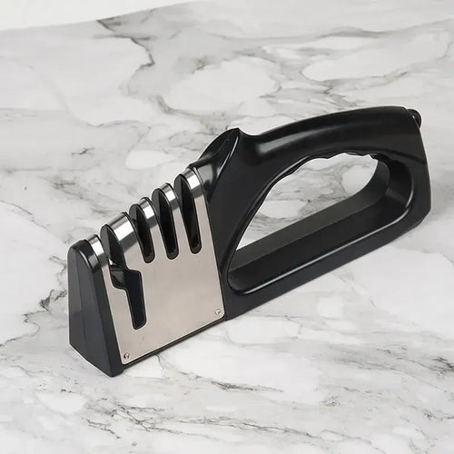 4-Stage Knife Sharpener with Non-Slip Base