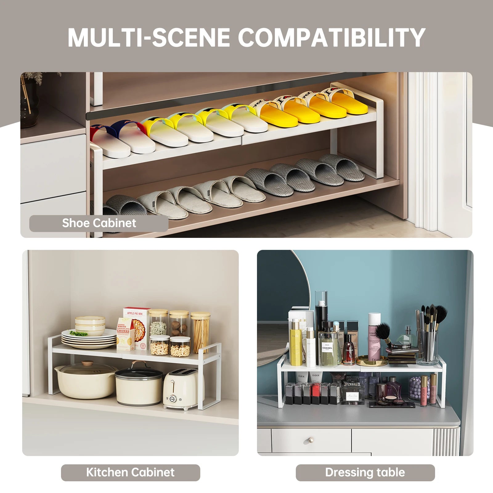Expandable Under-Sink Shelf